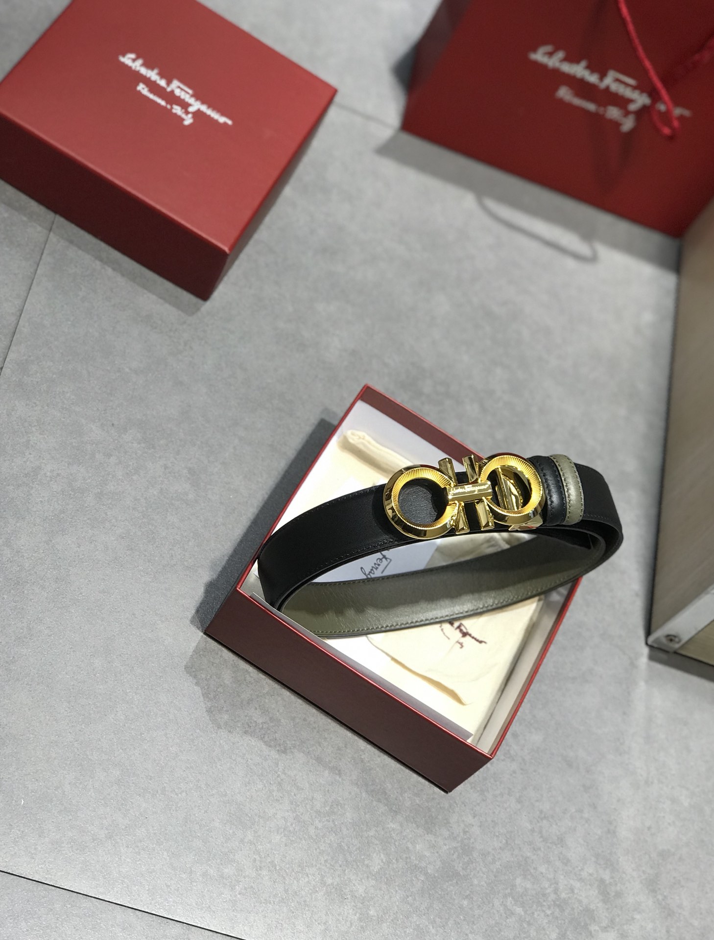 [Ferragamo Belts]Width 35mm.Original single high-quality double-sided first-