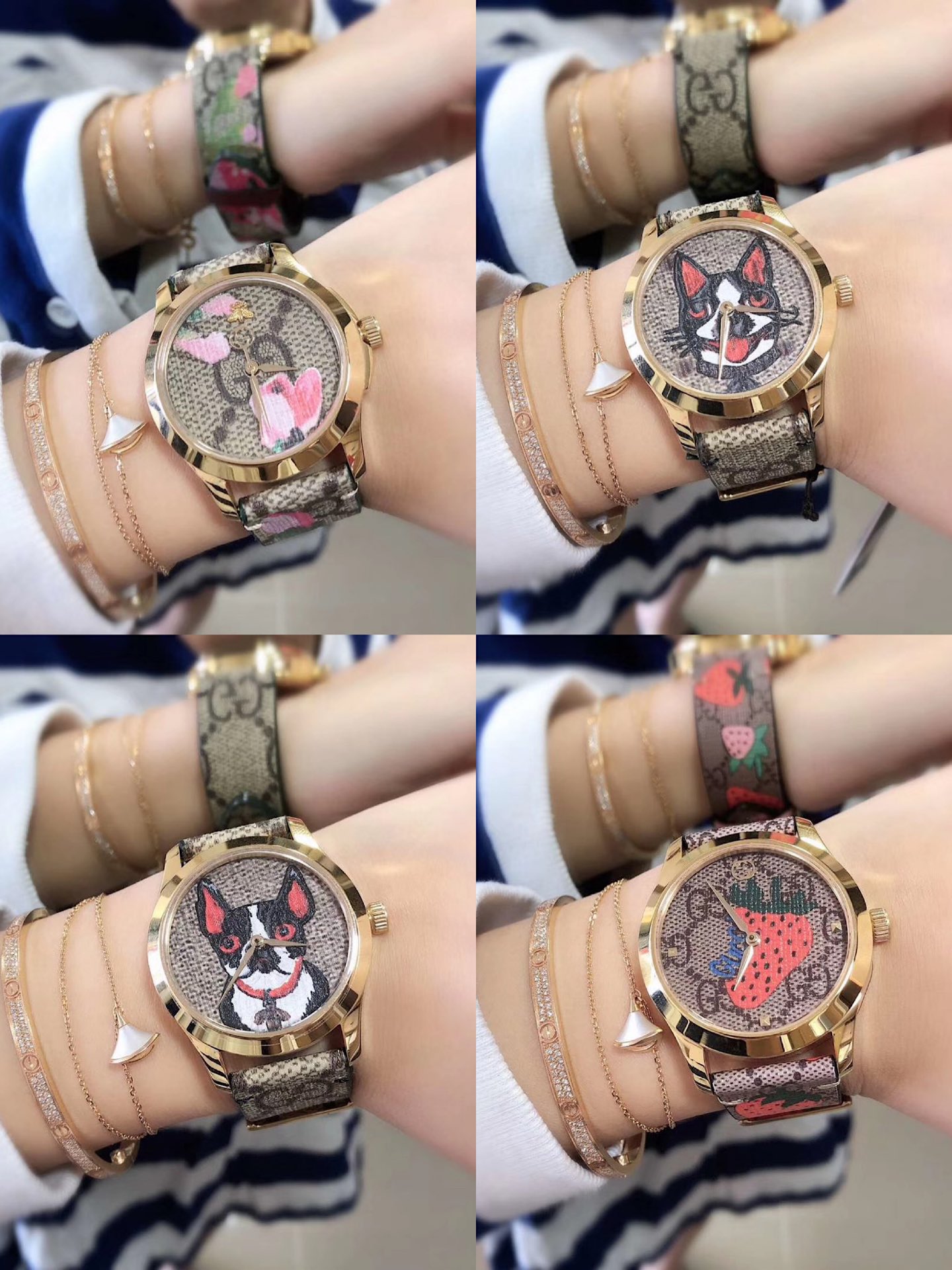 Gucci 一系列古驰女表
