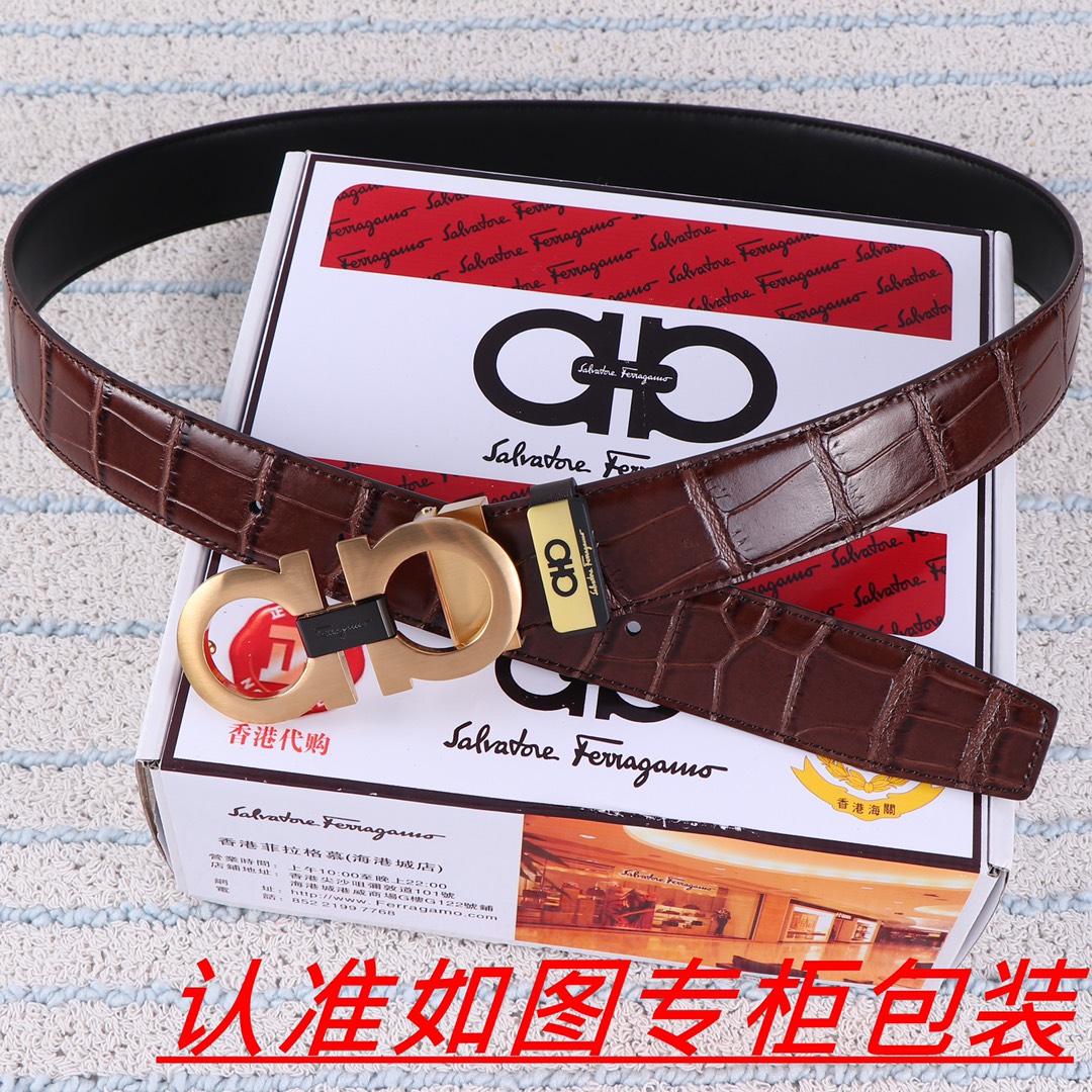 品名菲拉格木腰带️原单皮带材料百分百
