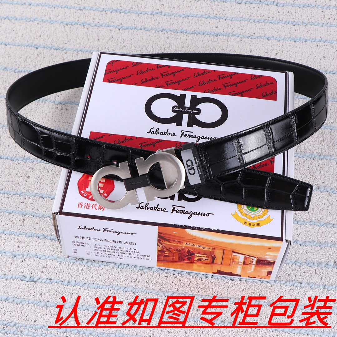 品名菲拉格木腰带️原单皮带材料百分百