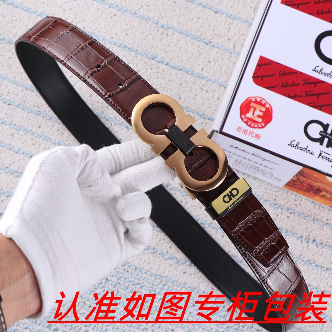 品名菲拉格木腰带️原单皮带材料百分百