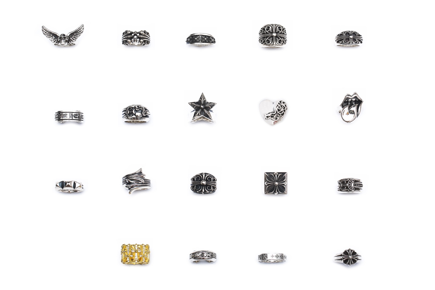 Chrome Hearts 克罗心Chrome hearts 戒指集合图