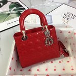Dior Fashion
 Bags Handbags Calfskin Cowhide Patent Leather Lady