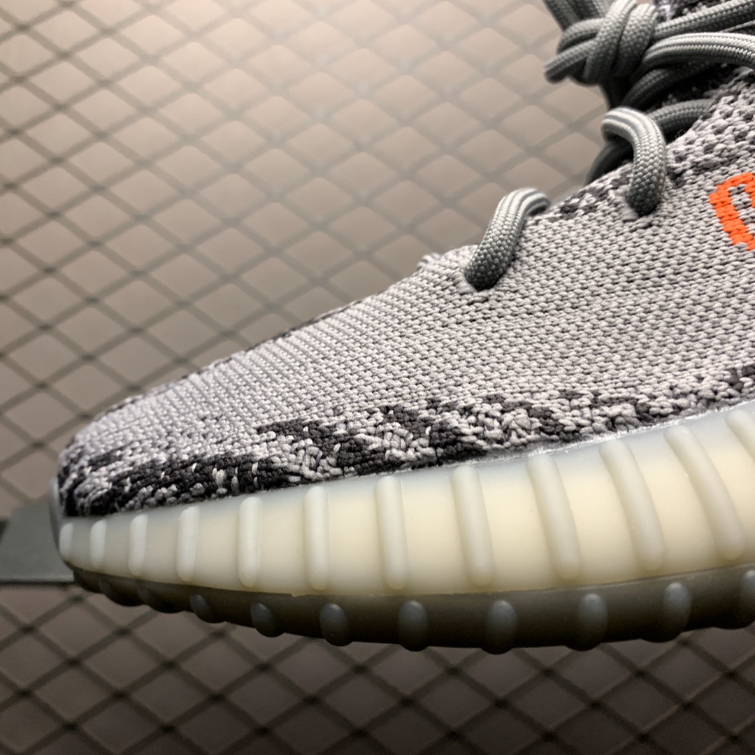 Adidas 阿迪达斯 Yeezy 350V2 "Beluga 2.0" 中文标版新灰橙 AH2203 侃爷椰子350 超低价走量 小P制造 6