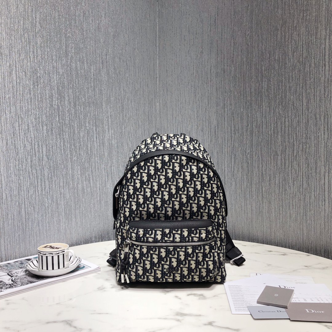 Dior Bags Backpack Printing Canvas Oblique