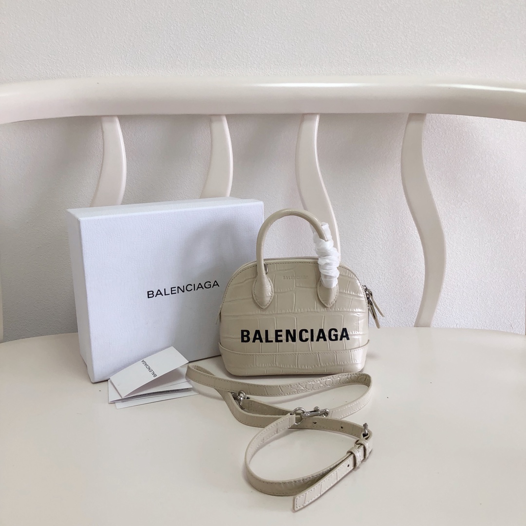 Where Can You Buy replica
 Balenciaga Bags Handbags Beige White Calfskin Cowhide Crocodile Leather Mini