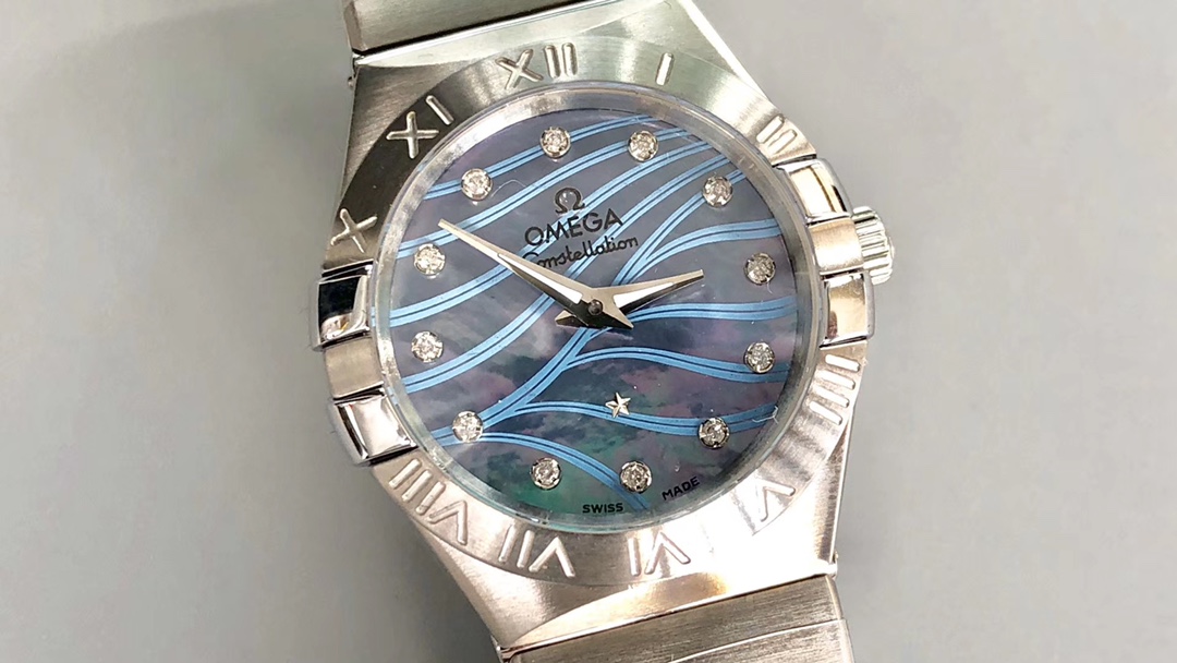 Omega 欧米茄星座女款腕表，直径:27mm