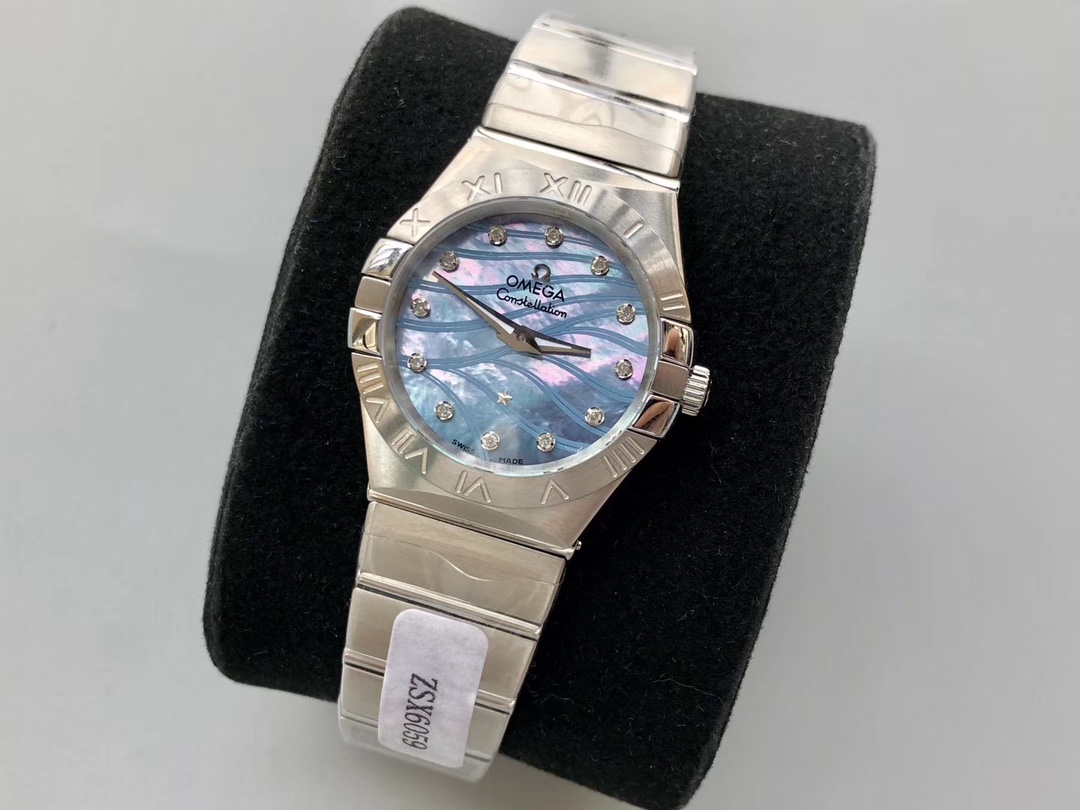 Omega 欧米茄星座女款腕表，直径:27mm