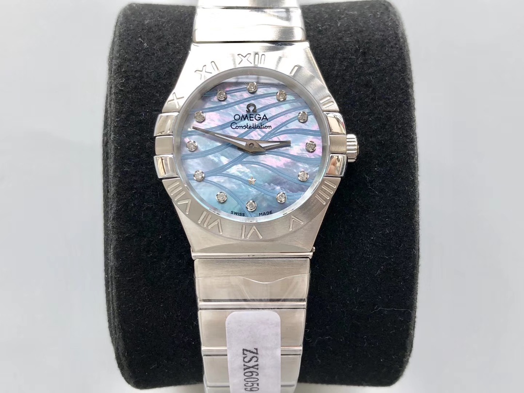 Omega 欧米茄星座女款腕表，直径:27mm