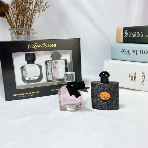 Yves Saint Laurent Mini Perfume Gift Set: Black Opium & Mon Paris - 7.5ml 1 Yves Saint Laurent Mini Perfume Gift Set: Black Opium & Mon Paris - 7.5ml
