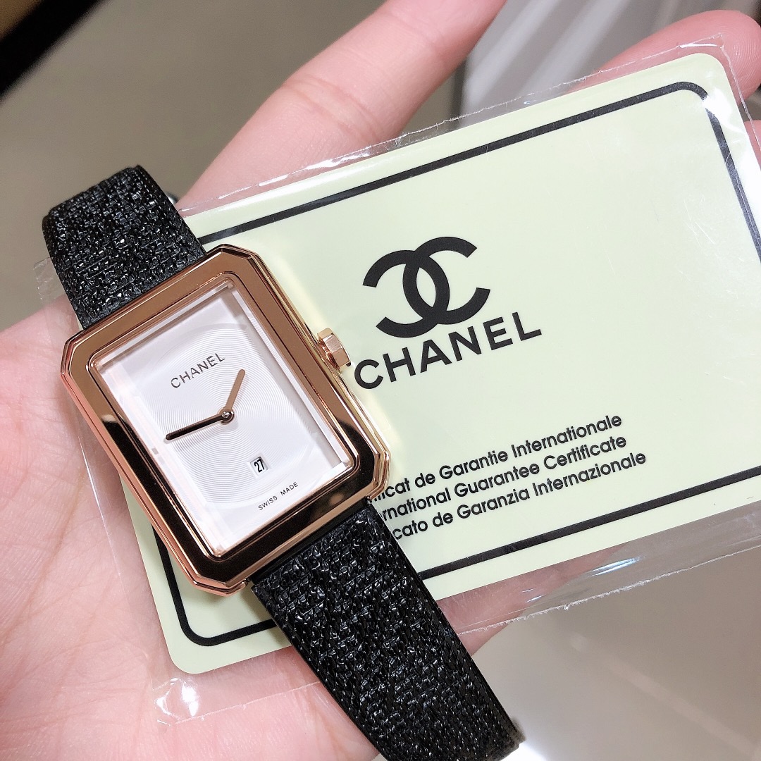 Chanel 香奈儿女表斜纹软呢钢带 可以没有男朋友 不能没有这款