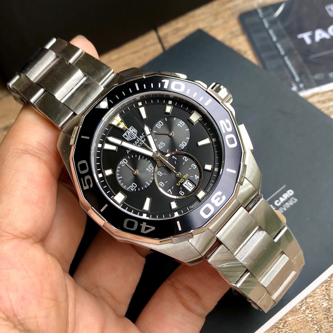 泰格豪雅竞潜系列石英计时表