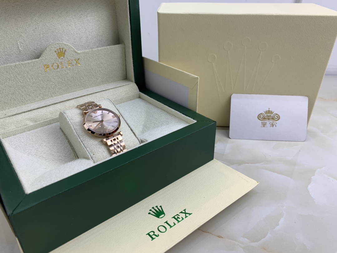 Armani 皇家 阿玛尼全玫瑰金女款腕表