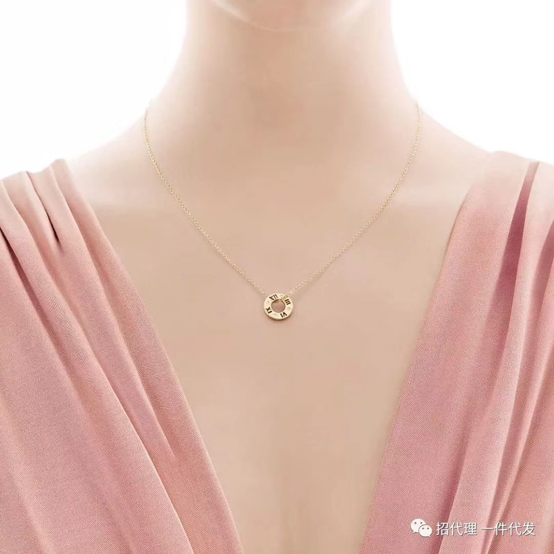 Tiffany & Co. Tiffany&Co. 罗马数字 锁骨项链