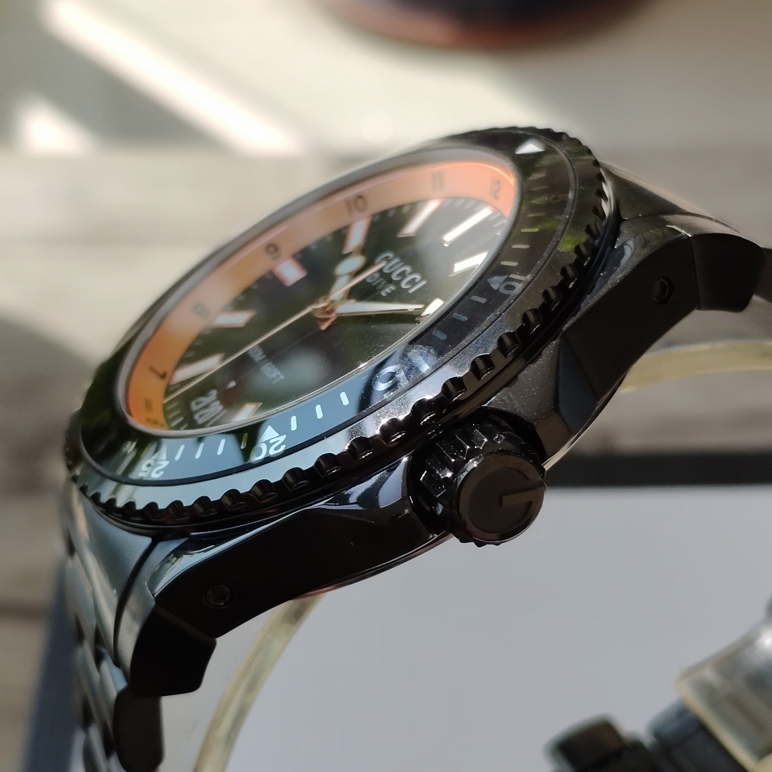 “1955 Original Gudz GUCCCl Water Ghost Update Box: Authentic Swiss Core, Waterproof 200m” - 图片 6