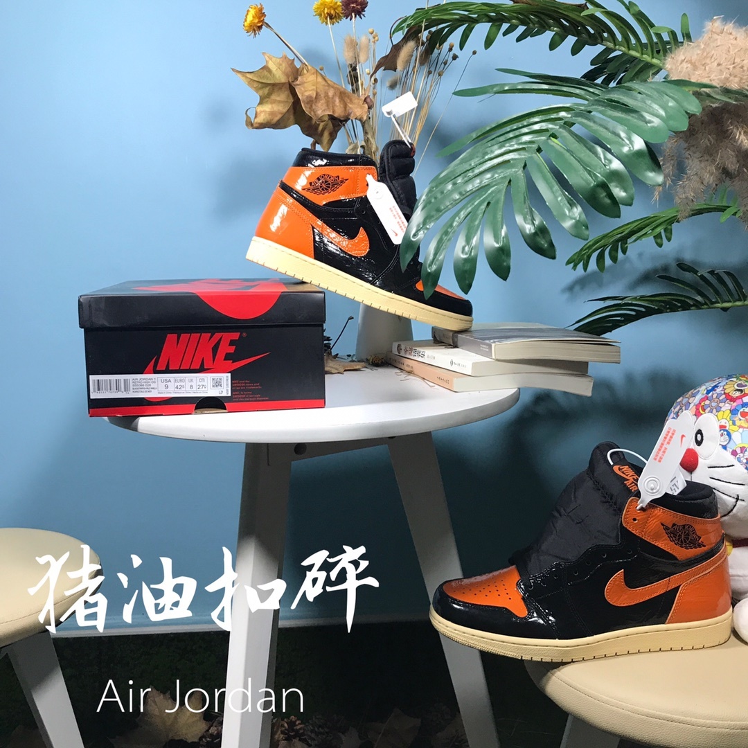 aj1猪油扣碎正品真假对比实拍-阿辉工作室