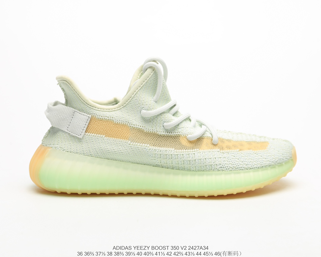 公司级福利💯
采用了透明材质的设计！adidas 椰子Yeezy 350v2 “Static”系列百搭轻便爆米花中底慢跑鞋 尺码：36 36.5 37 38 38.5 39 40 40.5 41 42 42.5 43 44 44.5 45 46