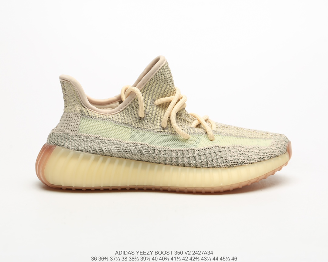 公司级福利💯
采用了透明材质的设计！adidas 椰子Yeezy 350v2 “Static”系列百搭轻便爆米花中底慢跑鞋 尺码：36 36.5 37 38 38.5 39 40 40.5 41 42 42.5 43 44 44.5 45 46