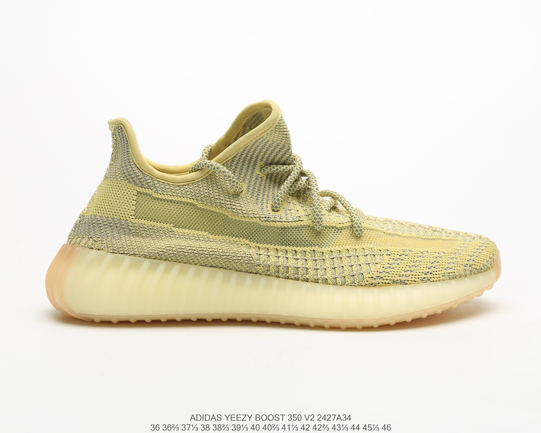 公司级福利💯
采用了透明材质的设计！adidas 椰子Yeezy 350v2 “Static”系列百搭轻便爆米花中底慢跑鞋 尺码：36 36.5 37 38 38.5 39 40 40.5 41 42 42.5 43 44 44.5 45 46