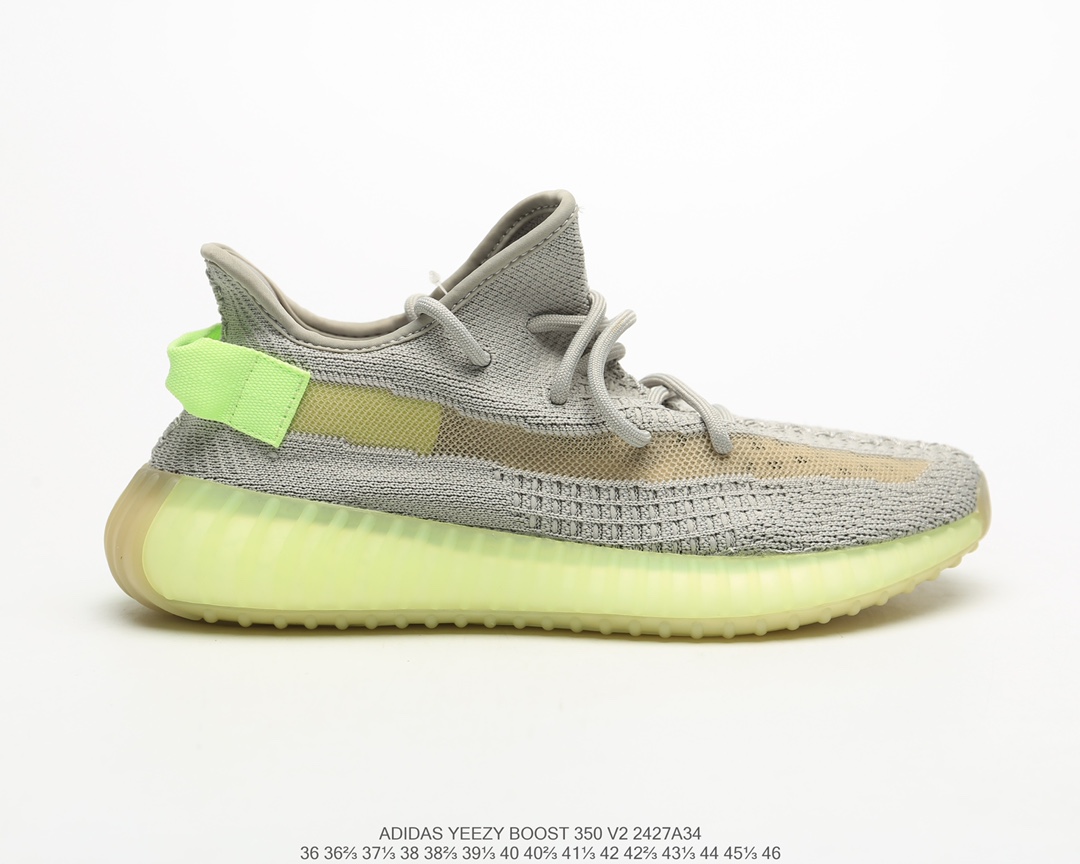 公司级福利💯
采用了透明材质的设计！adidas 椰子Yeezy 350v2 “Static”系列百搭轻便爆米花中底慢跑鞋 尺码：36 36.5 37 38 38.5 39 40 40.5 41 42 42.5 43 44 44.5 45 46