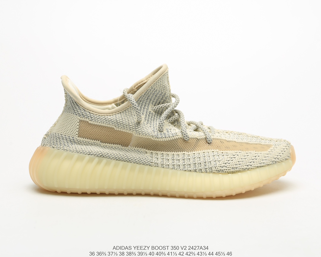 公司级福利💯
采用了透明材质的设计！adidas 椰子Yeezy 350v2 “Static”系列百搭轻便爆米花中底慢跑鞋 尺码：36 36.5 37 38 38.5 39 40 40.5 41 42 42.5 43 44 44.5 45 46