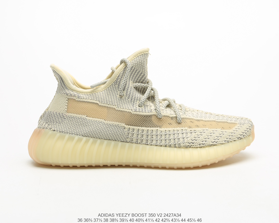 公司级福利💯
采用了透明材质的设计！adidas 椰子Yeezy 350v2 “Static”系列百搭轻便爆米花中底慢跑鞋 尺码：36 36.5 37 38 38.5 39 40 40.5 41 42 42.5 43 44 44.5 45 46