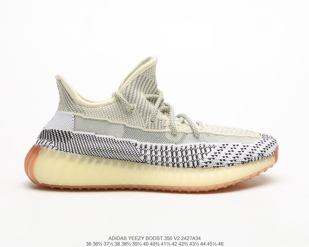 公司级福利💯
采用了透明材质的设计！adidas 椰子Yeezy 350v2 “Static”系列百搭轻便爆米花中底慢跑鞋 尺码：36 36.5 37 38 38.5 39 40 40.5 41 42 42.5 43 44 44.5 45 46