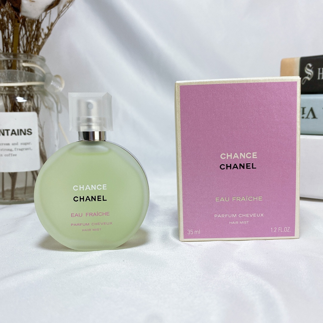 45. Spray para cabello verde Chanel 35ml 🔜 calidad uno a uno❗Chanel verde 💚 Encuentro spray para cabello CHANEL frasc…