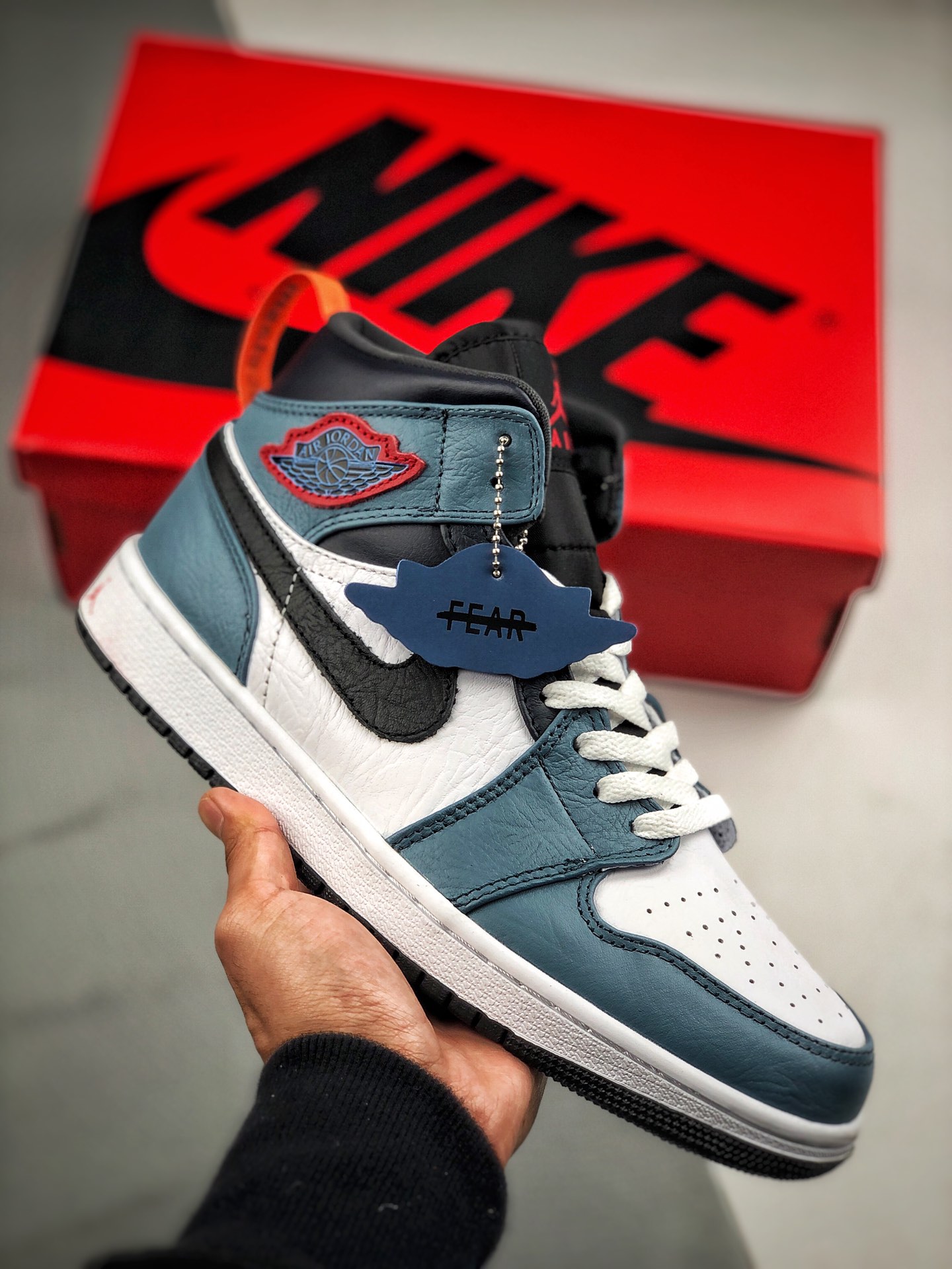 Apoyo contra reembolso FaceTasm x Air Jordan 1 Mid Fearless caja original nivel de empresa fotos reales primer envío‼ L…
