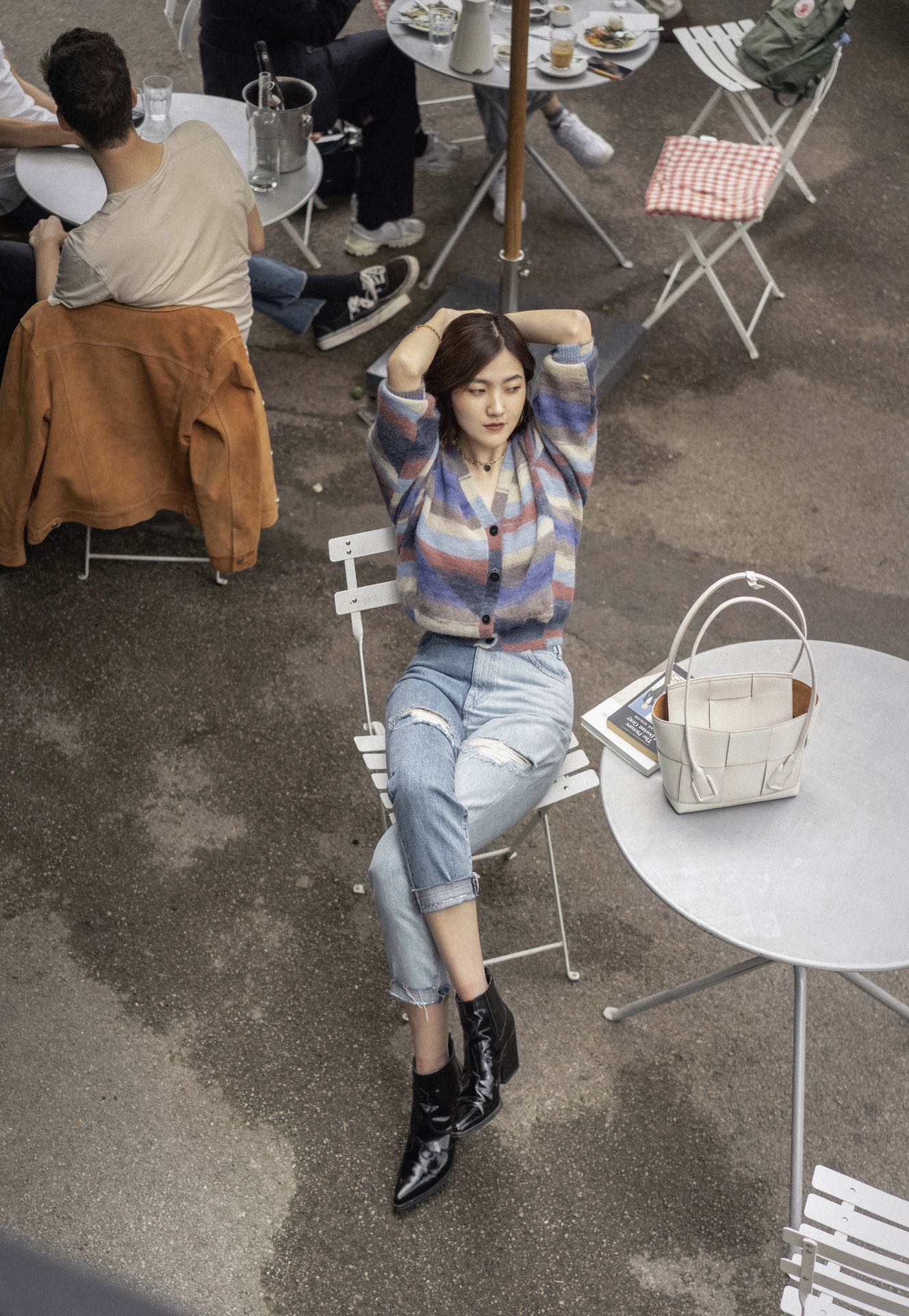 Bottega Veneta The Arco 33 BAG 575943石膏白