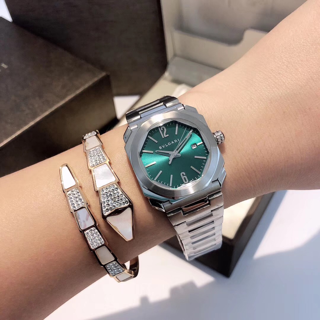 Bvlgari 宝格丽OCTO系列女表钢带款腕表