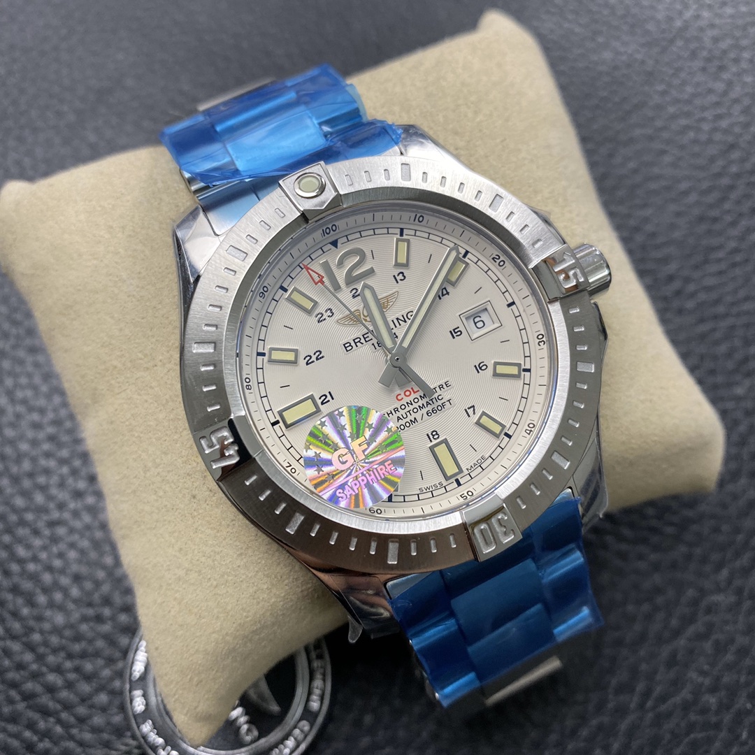 [Breitling Watches]GF Challenger White Face Steel Belt Model