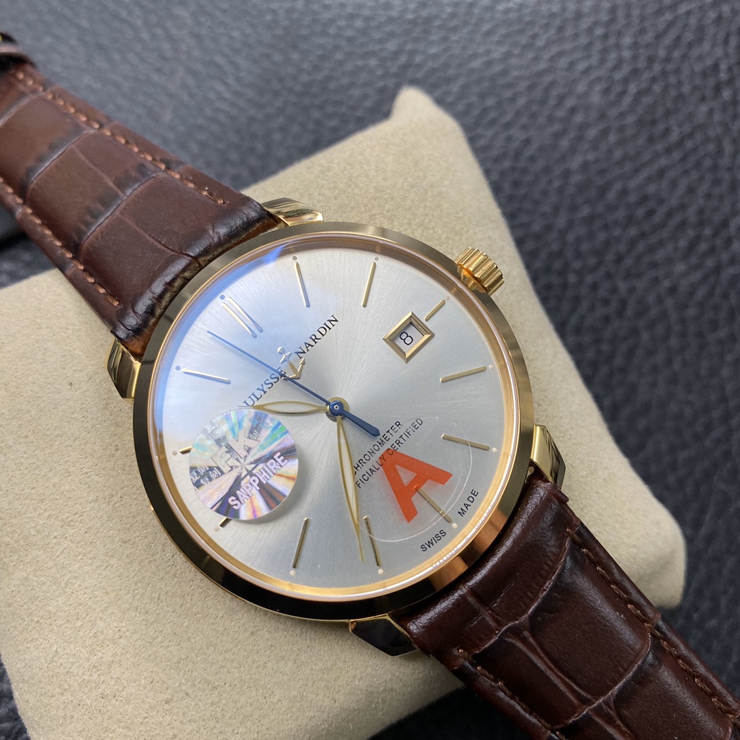 [ULYSSE NARDIN Watches]FK Athens Gilding Series White Surface
