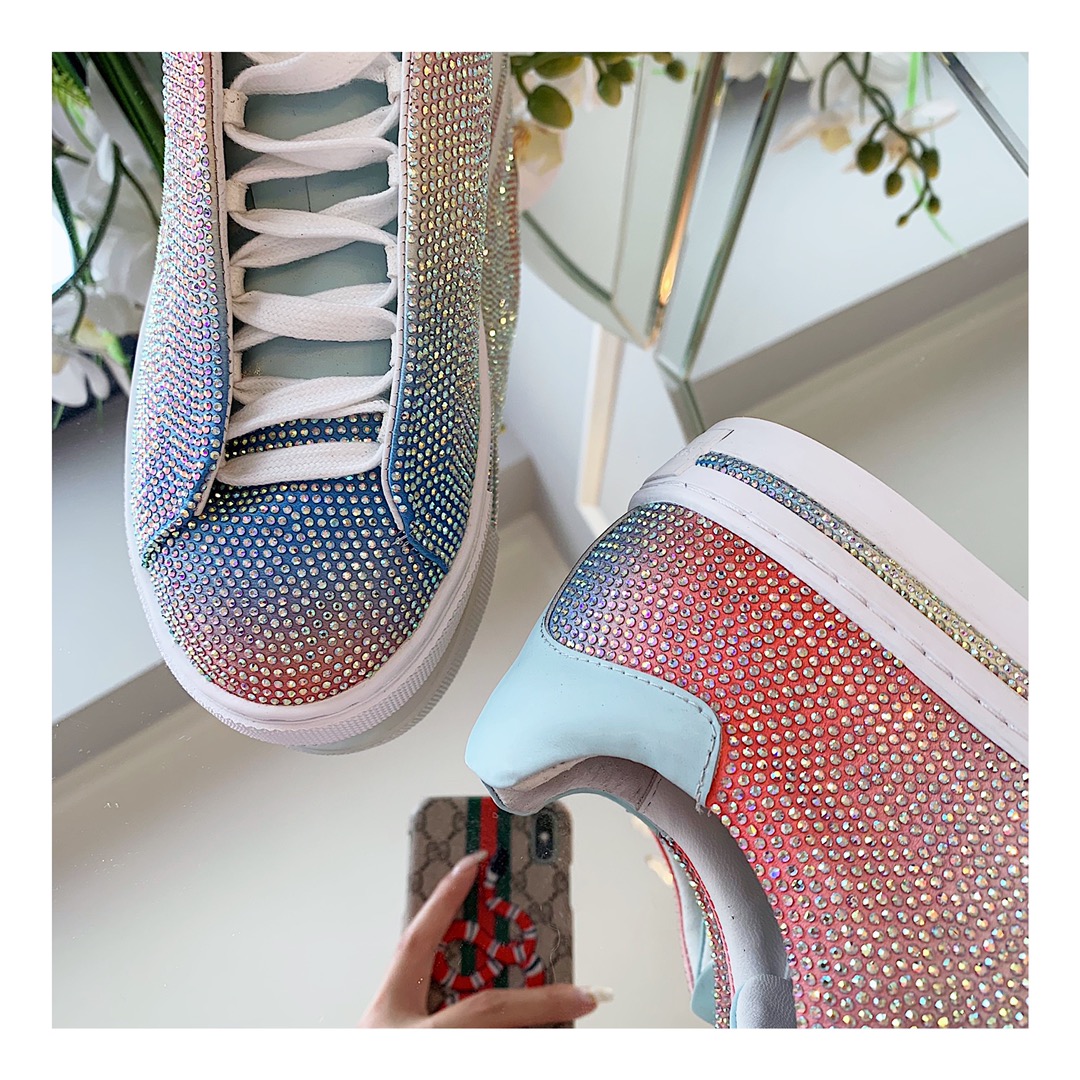 Luxury Rainbow Shoes: Rene Caovilla SS 2020 Collection Features Zirconium Fabric and Craftsmanship - 图片 9