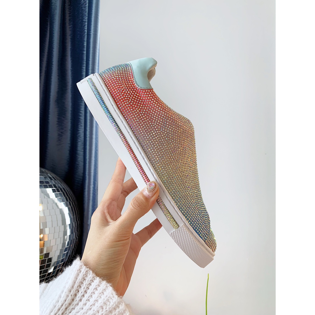 Luxury Rainbow Shoes: Rene Caovilla SS 2020 Collection Features Zirconium Fabric and Craftsmanship - 图片 7