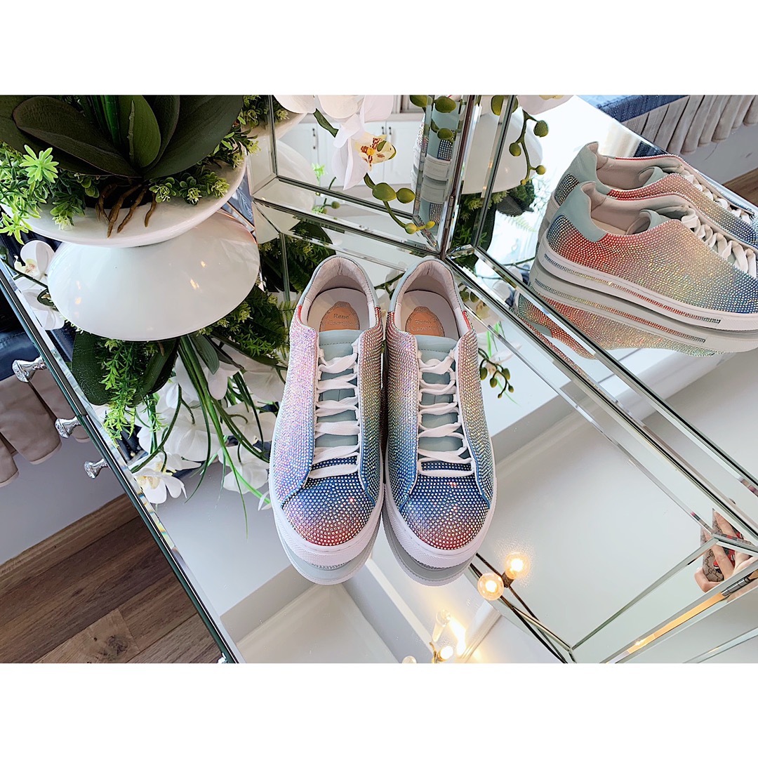 Luxury Rainbow Shoes: Rene Caovilla SS 2020 Collection Features Zirconium Fabric and Craftsmanship - 图片 5