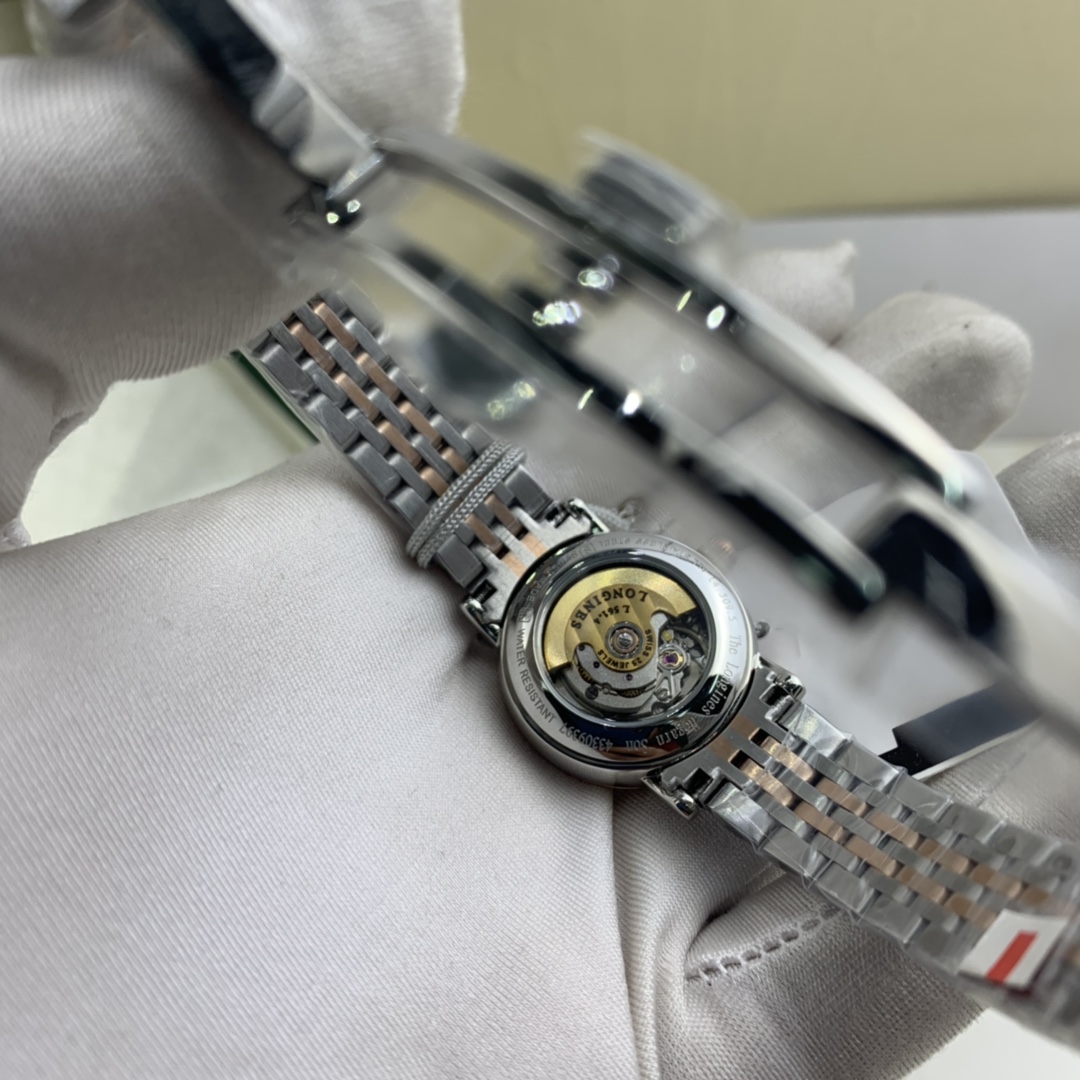 Longines 皇家 浪琴博雅 小巧间玫瑰金女款腕表
