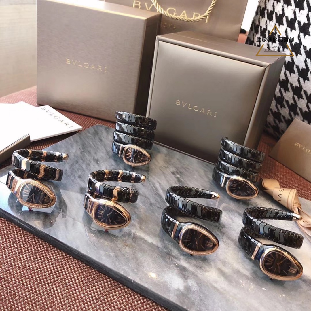 Bvlgari 宝格丽全 陶瓷，黑白金女款