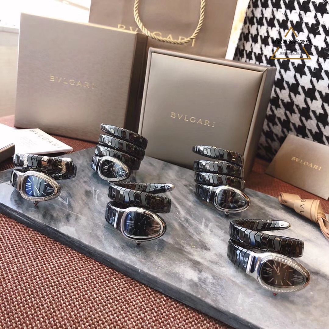 Bvlgari 宝格丽全 陶瓷，黑白金女款