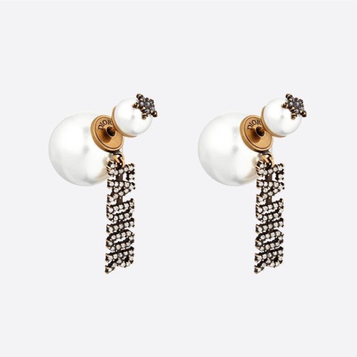 Dior Tribales Ja Dior Star Pearl Drop Earrings in Gold Finish Brass 1 Dior Tribales Ja Dior Star Pearl Drop Earrings in Gold Finish Brass