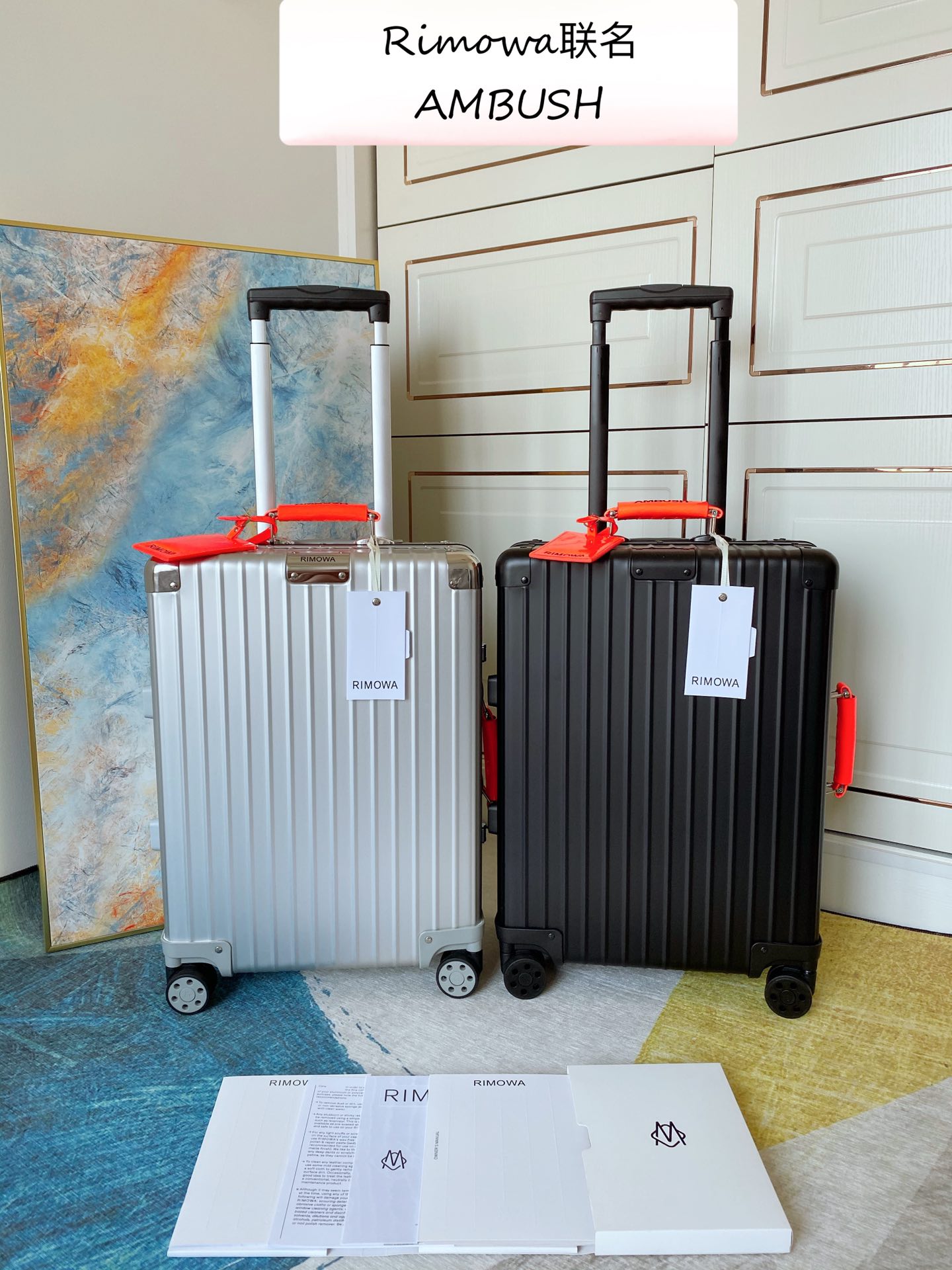 [Rose] rimowa collaboration AMBUSH ® To celebrate the 120th anniversary of #RIMOWA#, it references the diary of Yoon Ah…