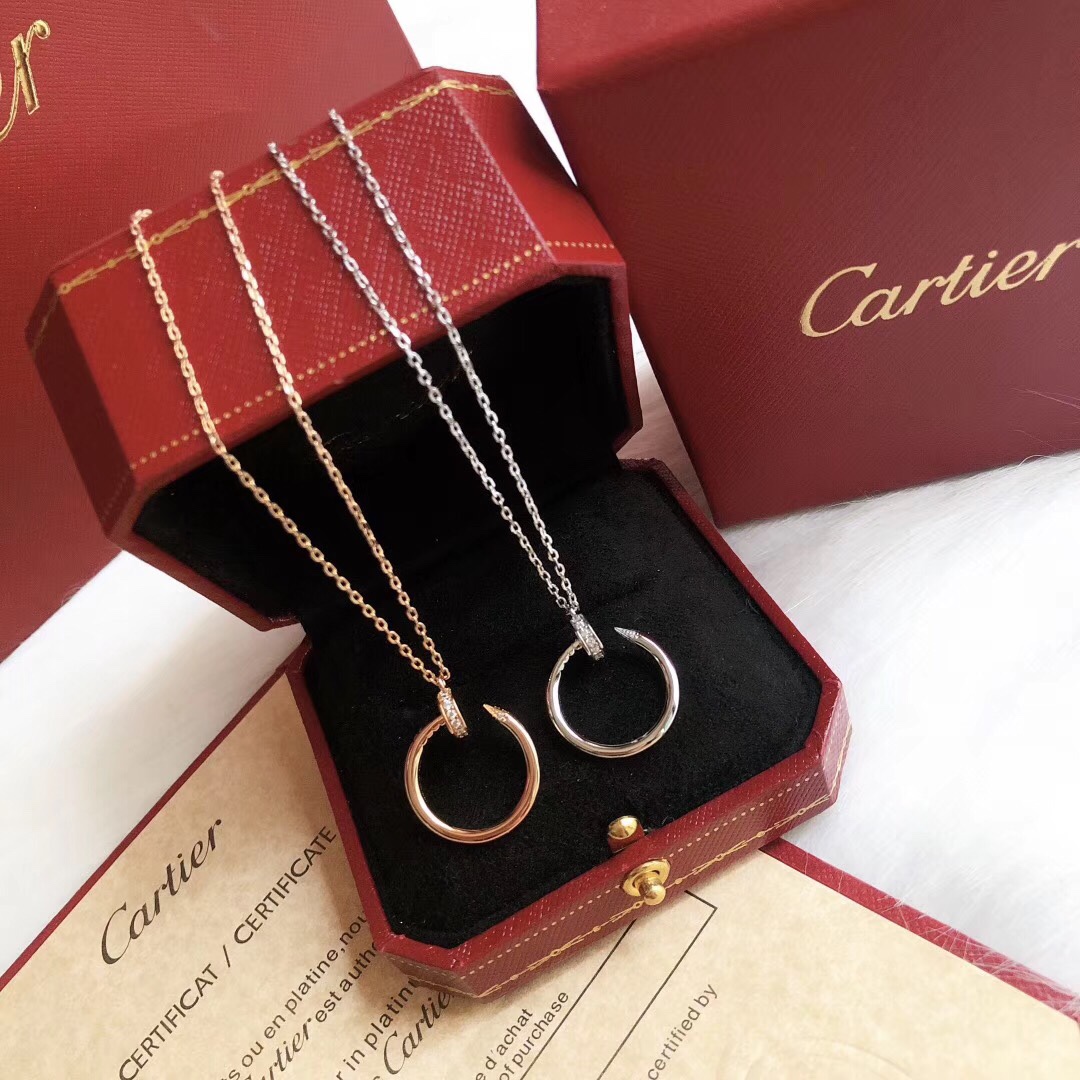 Cartier Jewelry Necklaces & Pendants Platinum Rose Gold 925 Silver