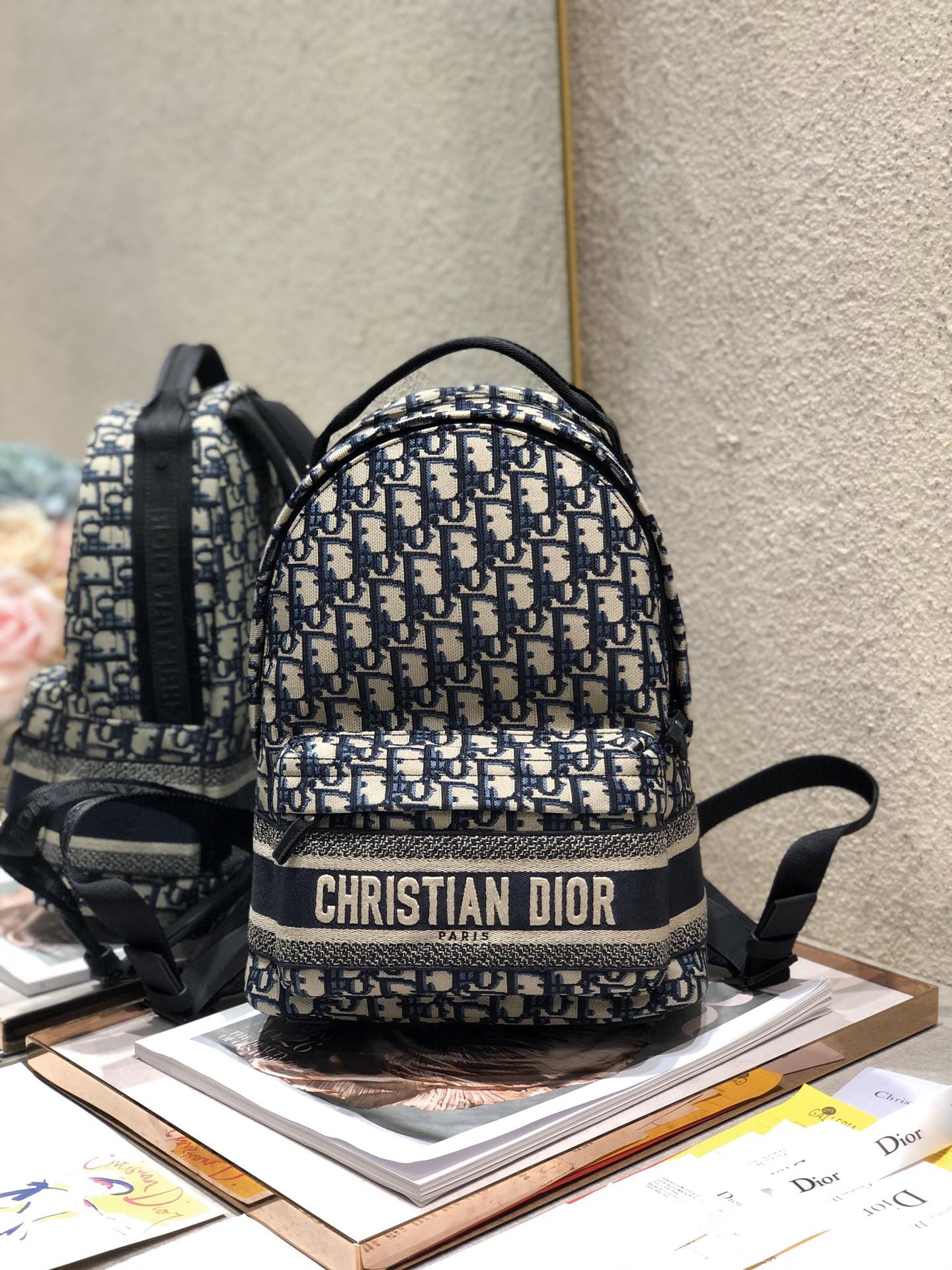 7 Sternesammlung
 Dior Taschen Rucksack Stickerei Unisex Oblique