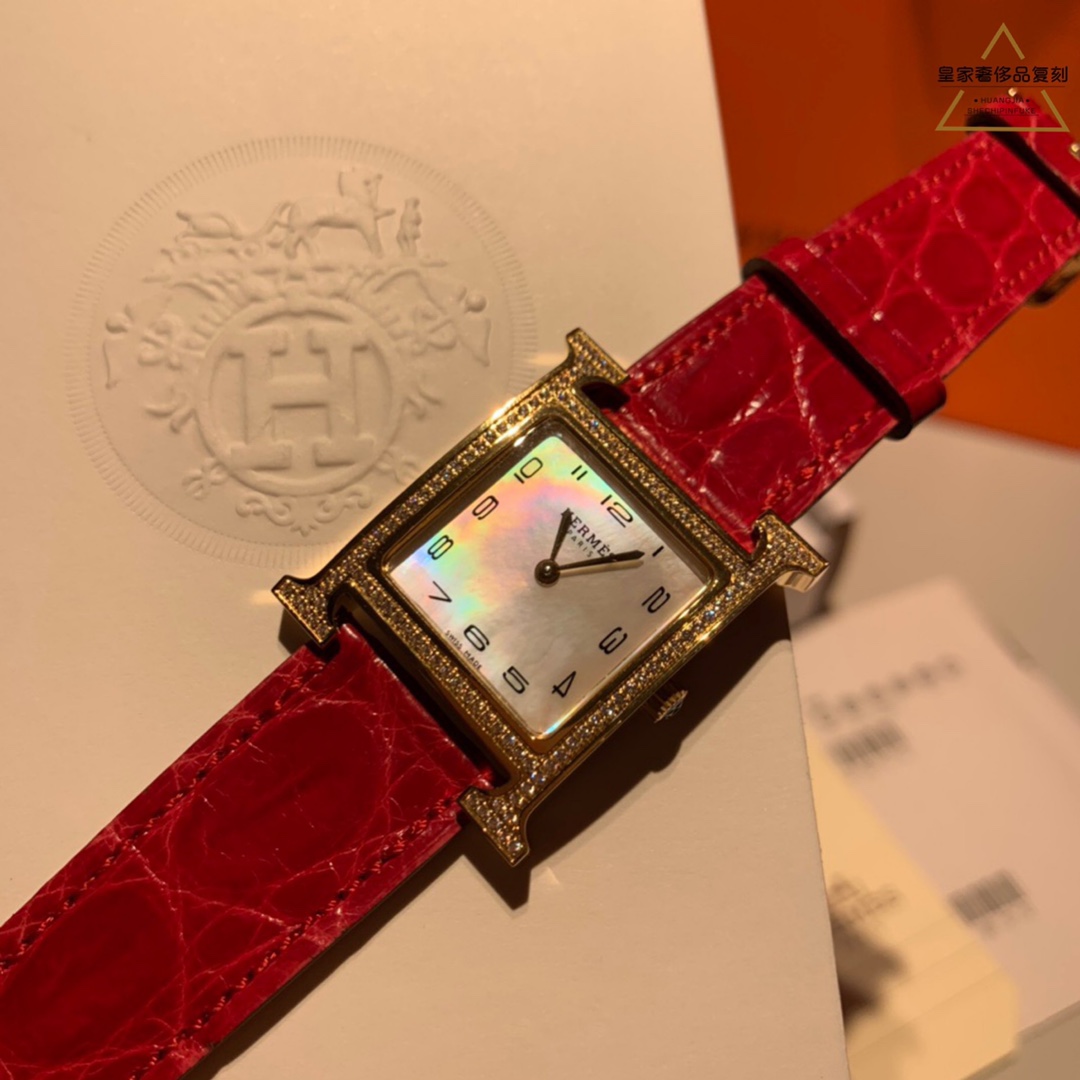 Hermès 爱马仕七彩斑斓的H女腕表，您人生中最喜欢的哪种颜色？它就有哪种颜色