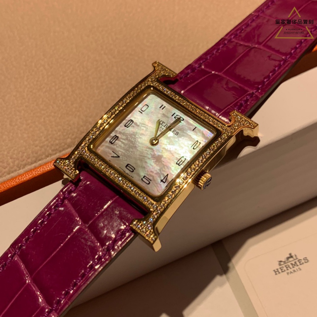Hermès 爱马仕七彩斑斓的H女腕表，您人生中最喜欢的哪种颜色？它就有哪种颜色