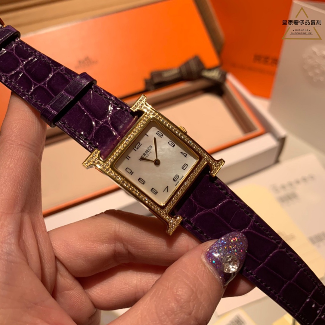 Hermès 爱马仕七彩斑斓的H女腕表，您人生中最喜欢的哪种颜色？它就有哪种颜色
