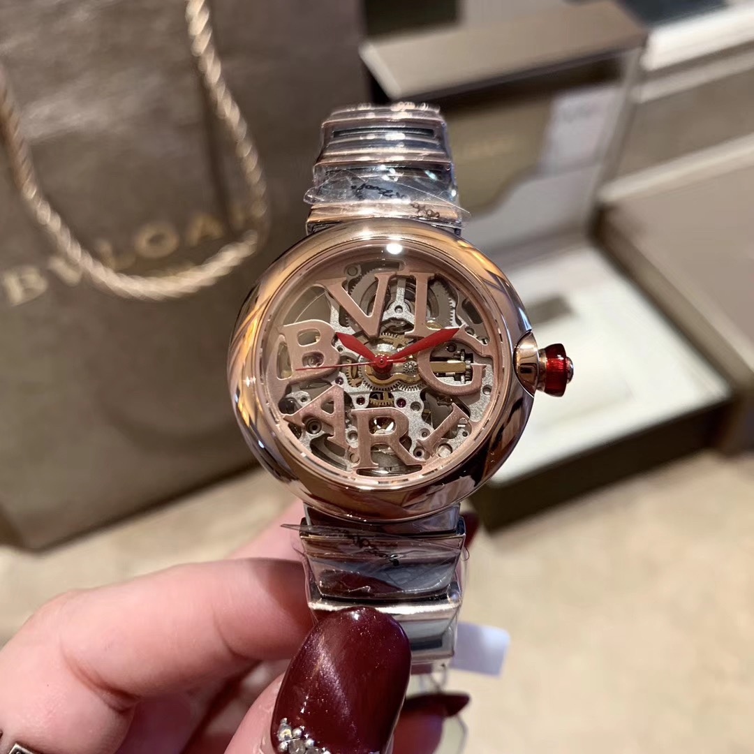 Bvlgari 宝格丽LVCEA最新系列女士机械表极光系列腕表