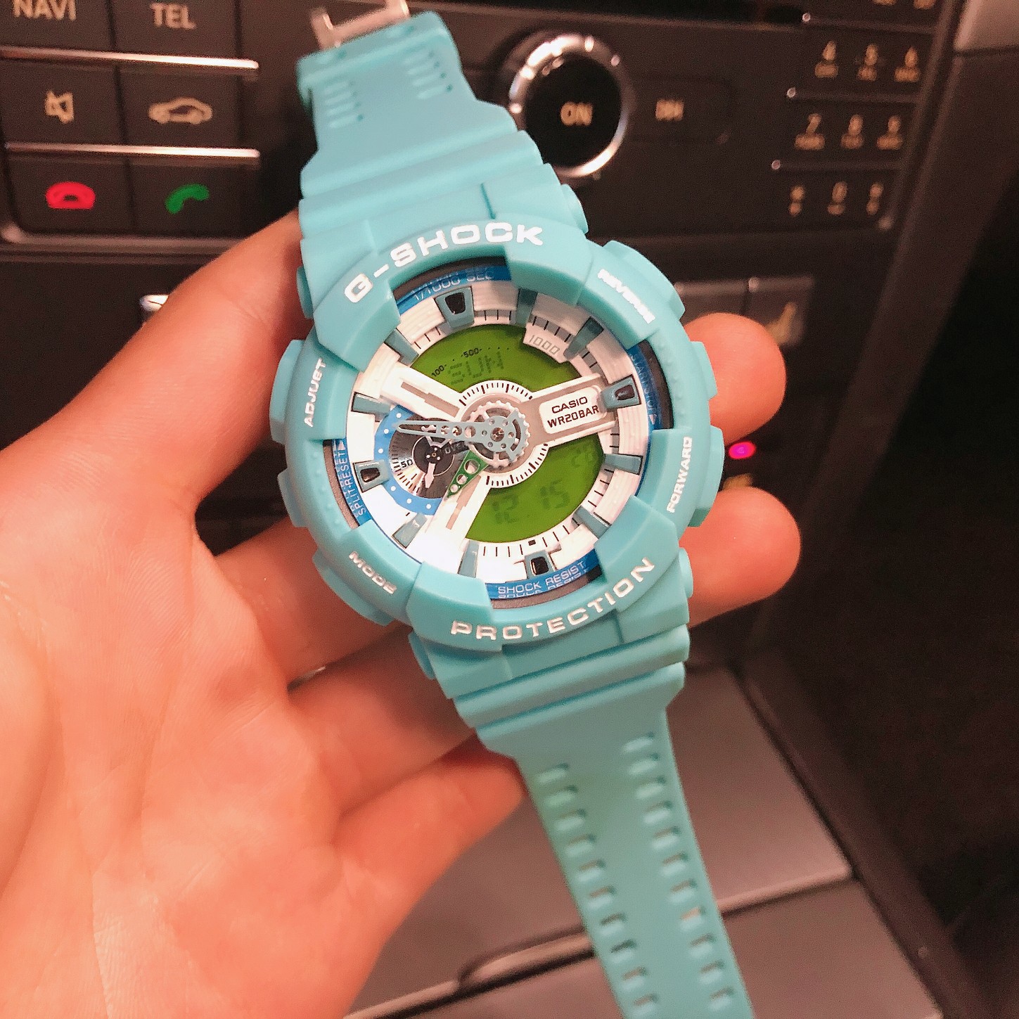 Casio G-Shock GA-110 Light Blue: Popular Color for Men and Women.