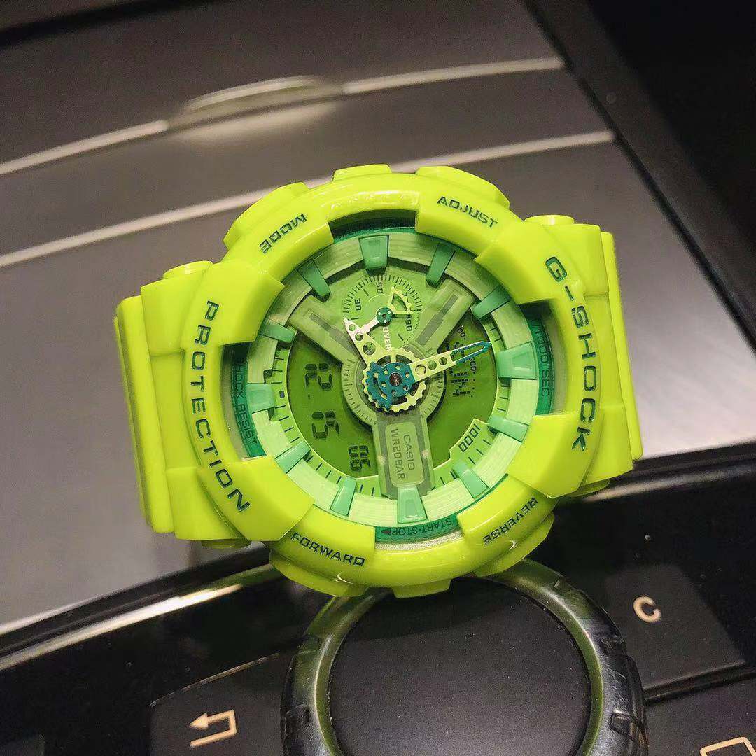 G-Shock GA-110 Green Series: Popular Color for Men and Women, Worldwide Appeal. - 图片 2