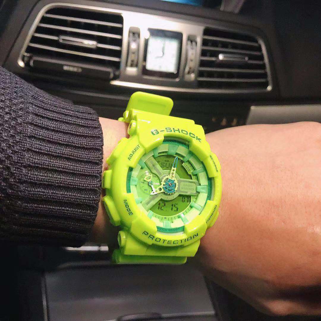 G-Shock GA-110 Green Series: Popular Color for Men and Women, Worldwide Appeal. - 图片 4